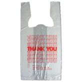 Plastic Thank You Bags - Plastic Shopping Bags | Pak Man Food Packaging Co.