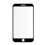 Simple cell phone vector image | Free SVG