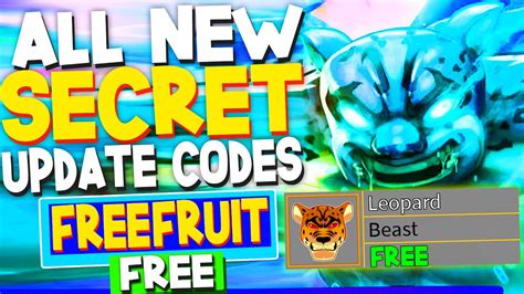 ALL 30 NEW *FREE FRUITS* CODES in BLOX FRUITS CODES! (Blox Fruits Codes ...