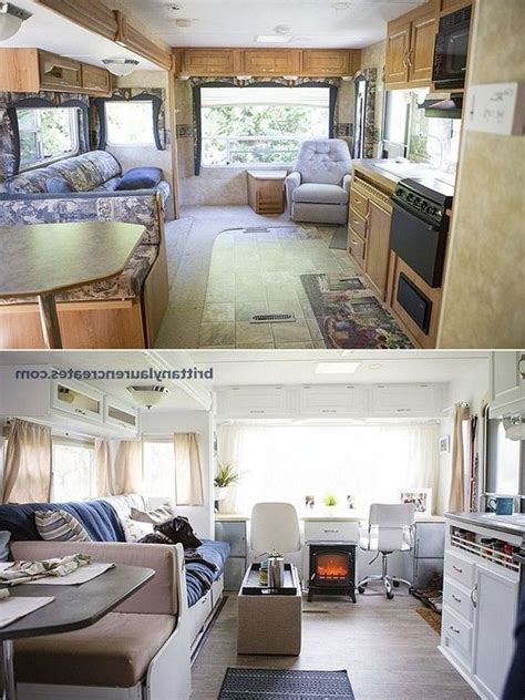 11+ Fabulous RV Camper Interior Renovation Ideas | Camper makeover ...