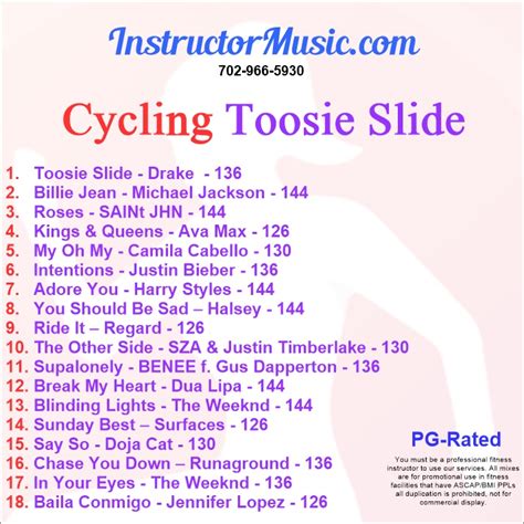 SET Toosie Slide | Instructor Music | Workout Music | Exercise Music