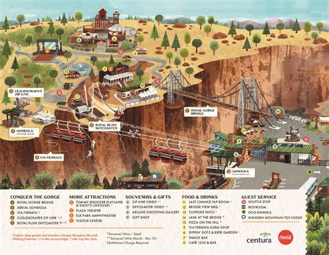 Park Map - Royal Gorge & Bridge Park