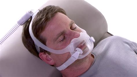 Adjusting for Leaks with the DreamWear Full Face CPAP Mask - YouTube