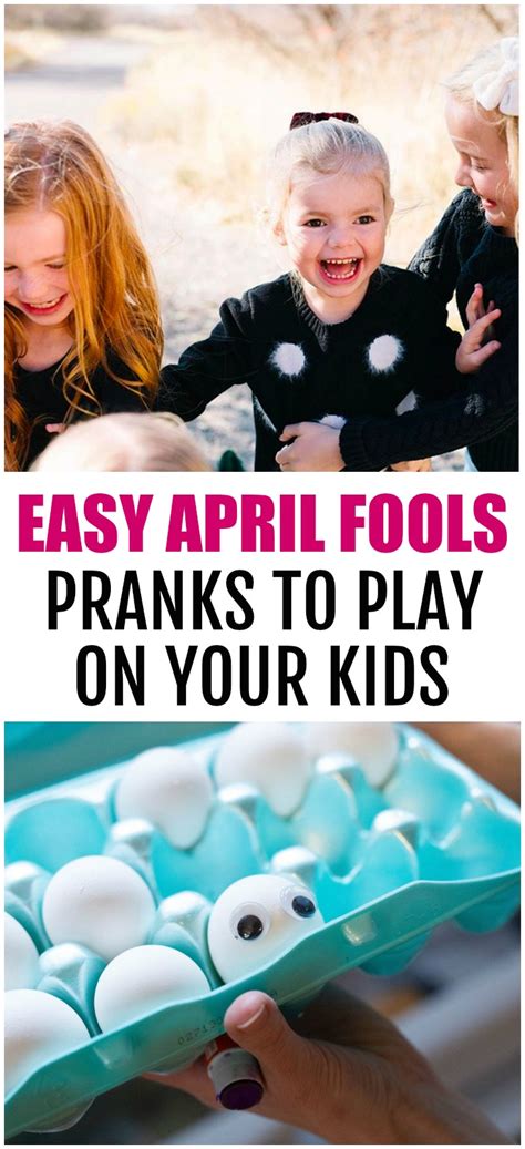 10 Easy April Fools Pranks to Play on Your Kids - Everyday Reading