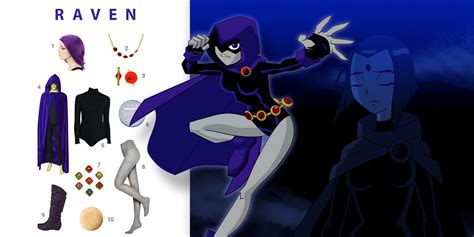 Dress Like Raven – Teen Titans Costume | Halloween and Cosplay Guides