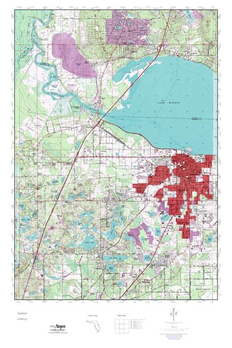 Sanford Florida Map - Printable Maps