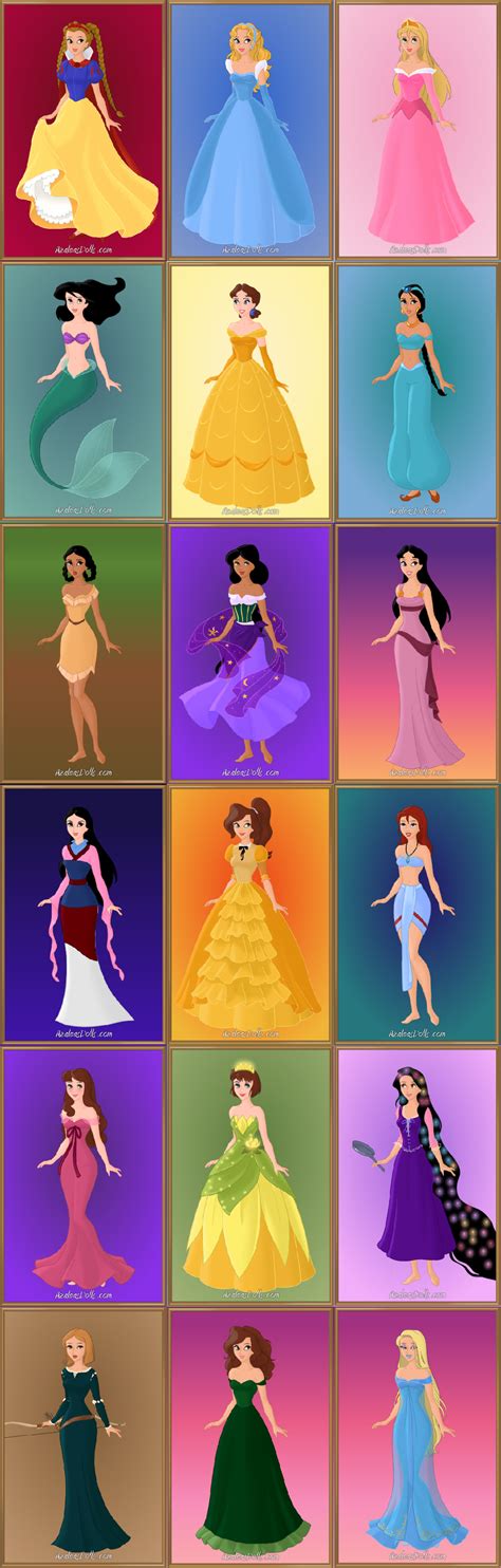 Junior Princesses as their Mentors by donamorteboo on DeviantArt