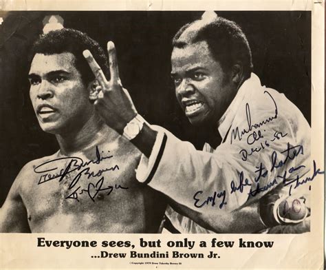 Lot Detail - Muhammad Ali & Drew Bundini Brown Jr Signed Photo