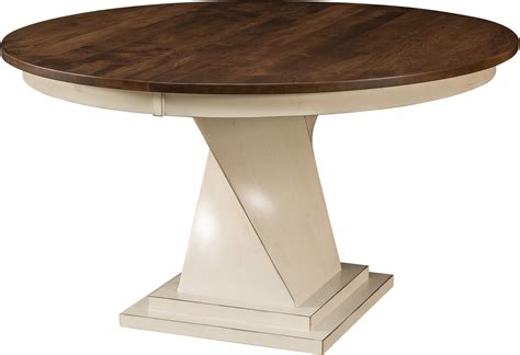 Lexington Single Pedestal Table | Amish Dining Table | Solid Wood Table