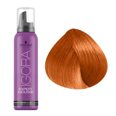 Schwarzkopf Professional Igora Expert Mousse, 8-77, Light Blonde Copper Extra, 3.2 Ounce ...