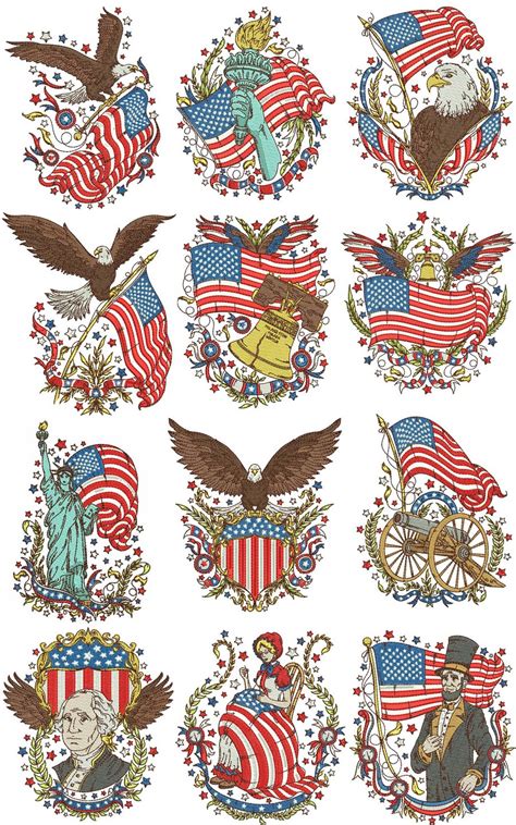 Vintage Americana | Machine Embroidery Designs By Sew Swell