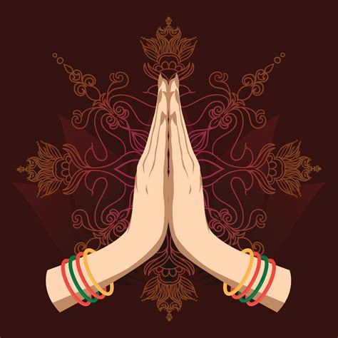 Indian Namaste Vector Art, Icons, and Graphics for Free Download