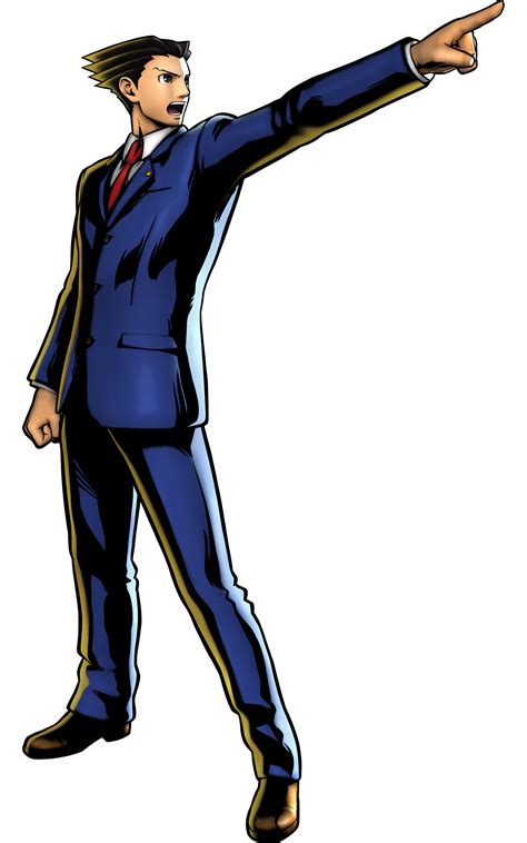 Phoenix Wright from the Ace Attorney Series | Game-Art-HQ