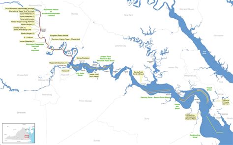 Norfolk District > About > Projects > James River Navigation