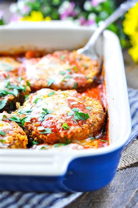 Grandma's Baked Eggplant Parmesan - The Seasoned Mom