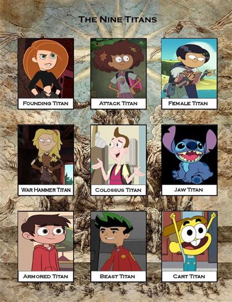 Disney Channel's Nine Titans by jss2141 on DeviantArt