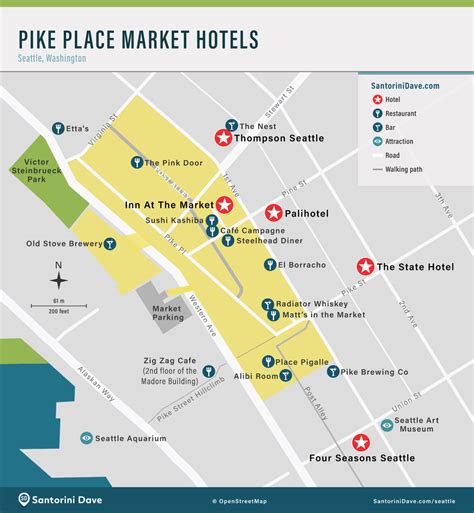 6 BEST HOTELS near PIKE PLACE MARKET (Hotel Map)