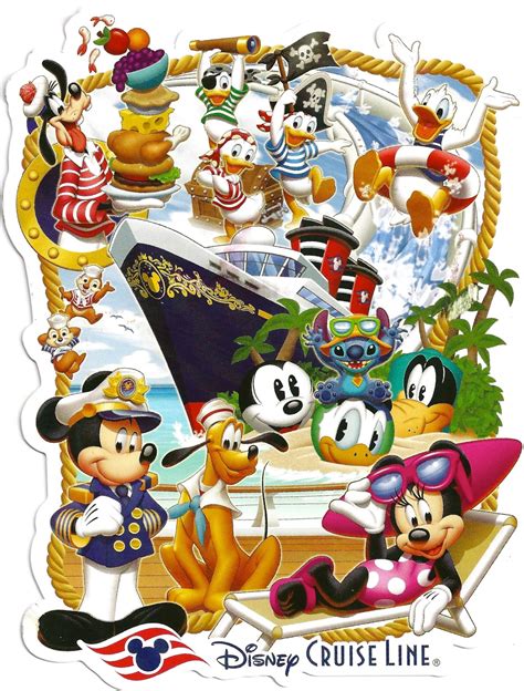 My Favorite Disney Postcards: Disney Cruise Line Shaped Postcard with ...