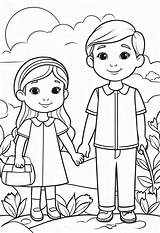 Human Coloring Page For Kids – Color My Pages sketch template