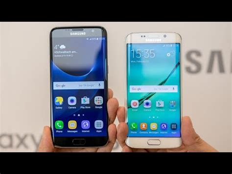 Samsung Galaxy S6 Edge vs Galaxy S7 Edge Comparison - Find out the Best - YouTube