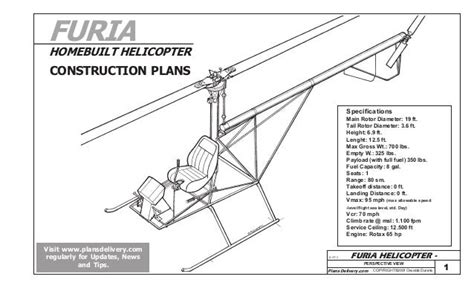 Furia ultralight helicopter plans