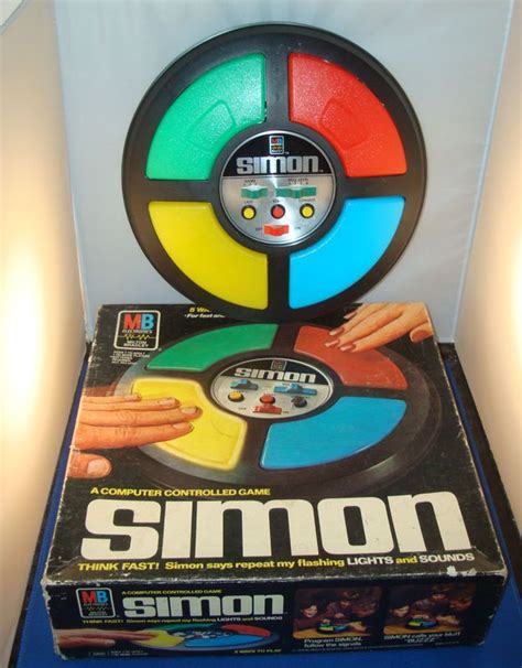 1970s VINTAGE SIMON SAYS ELECTRONIC HANDHELD ORIGINAL TABLE TOP LARGE ...