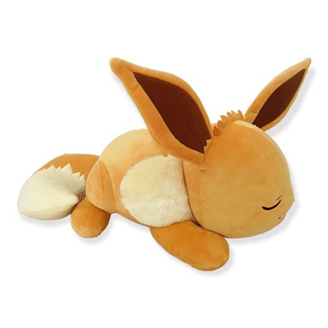 Pokemon Eevee Sleeping Plush - Pokemon Store