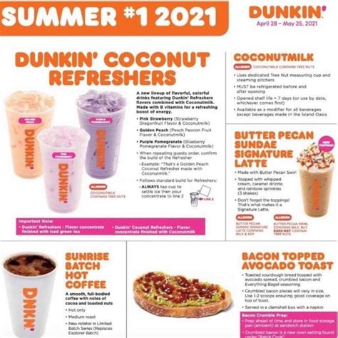 Dunkin Donuts New Menu Summer 2024 - Kylie Minetta