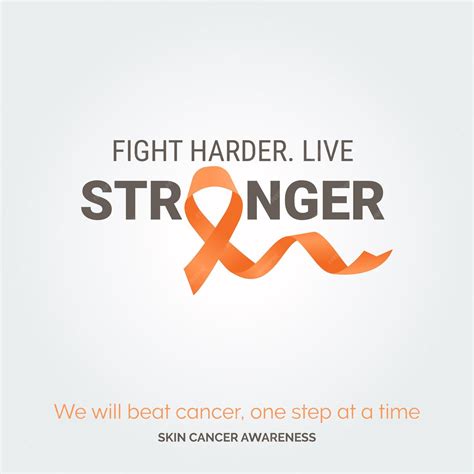 Free Vector | Empowering hope skin cancer awareness