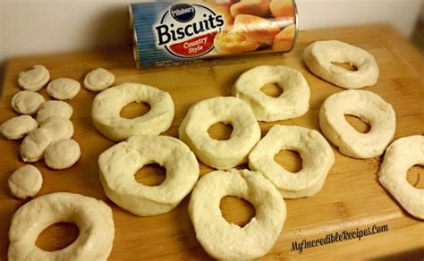 Easy Canned Biscuit Donuts! | Recipe | Biscuit donuts, Canned biscuit donuts, Canned biscuits