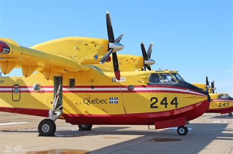 The Aero Experience: Canadian Fire Fighting Aircraft Make Stop at St. Louis Downtown Airport