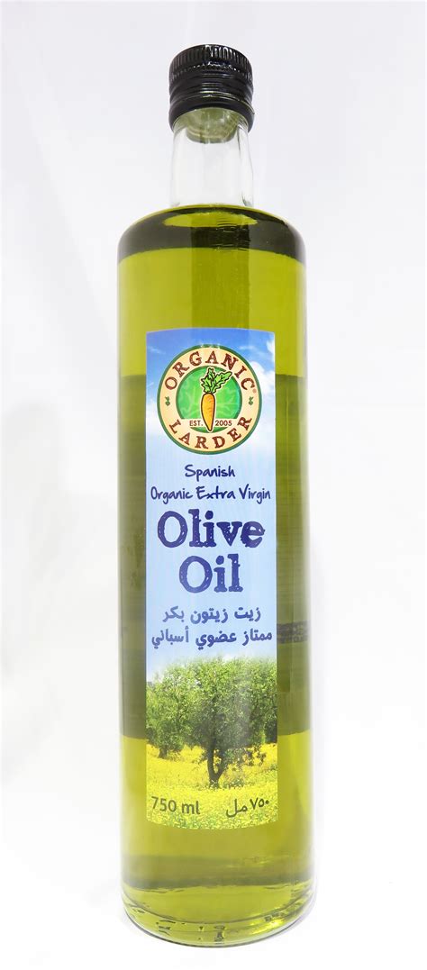 Organic Larder : Spanish Organic Extra Virgin Olive Oil 750ml | Organic extra virgin olive oil ...