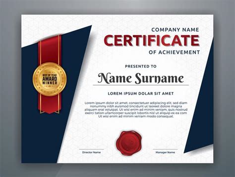 Multipurpose Modern Professional Certificate Template 558603 Vector Art at Vecteezy