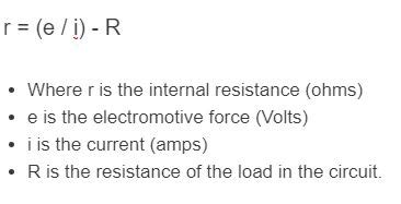 Internal Resistance Calculator - Calculator Academy