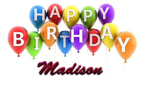 Happy Birthday Madison