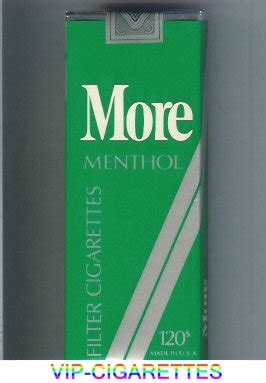 In Stock More Menthol 120s cigarettes soft box Online