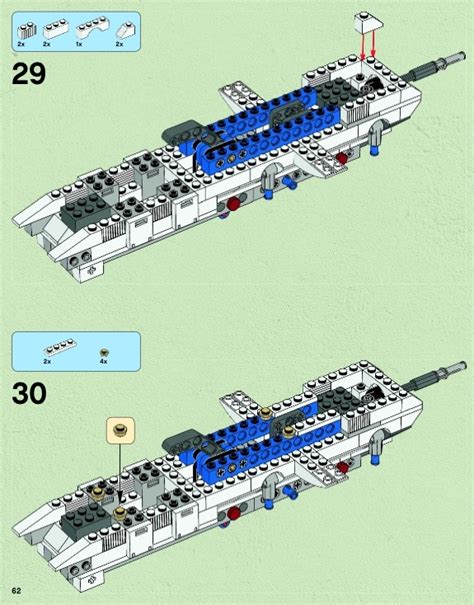 LEGO 75021 Republic Gunship Instructions, Star Wars Episode 2