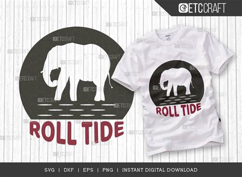 Roll Tide SVG Cut File Graphic by Pixel Elites · Creative Fabrica