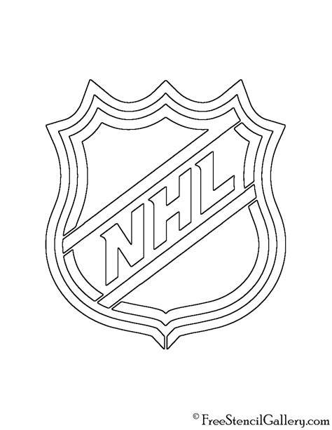 NHL Logo Stencil | Free Stencil Gallery