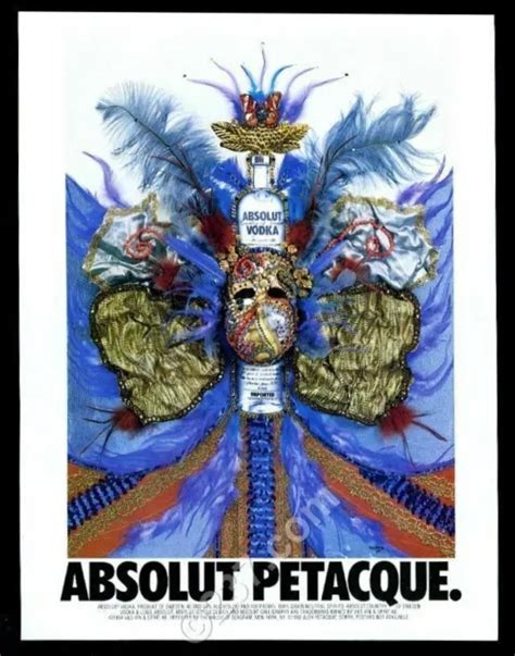 1994 ABSOLUT PETACQUE Judy Petacque vodka bottle art vintage print ad EUR 9,04 - PicClick FR