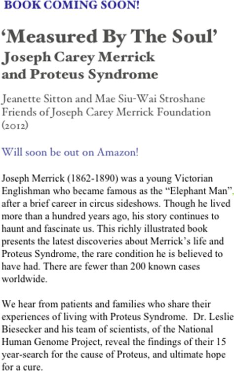 Joseph Merrick Quotes. QuotesGram