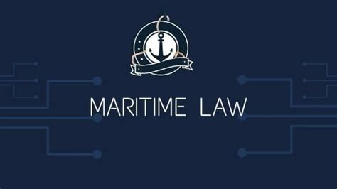 The Lawmen at Sea: Opportunities in Maritime Law - iDreamCareer