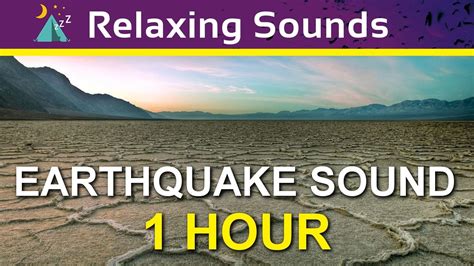 Earthquake Rumble Relaxing Sound ~ 1 Hour Sleep Sounds | Sound sleep ...