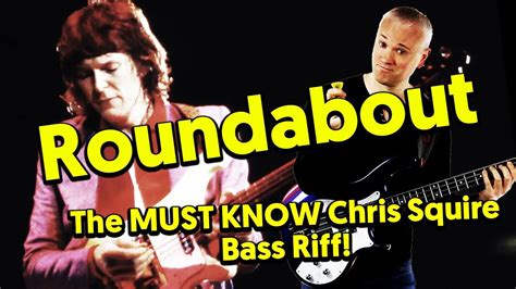 How To Play Roundabout On Bass Guitar - Yes / Chris Squire Classic ...