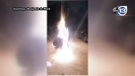 Video appears to show fireworks exploding in man's face - ABC11 Raleigh ...