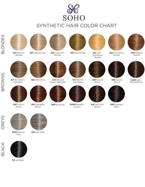 Aveda Blonde Hair Color Chart