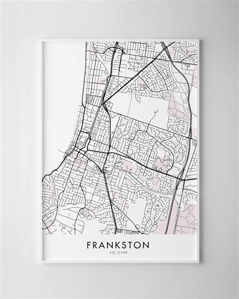 Melbourne – Frankston Map Print - Chelsea Chelsea