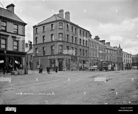 Map of portadown Black and White Stock Photos & Images - Alamy