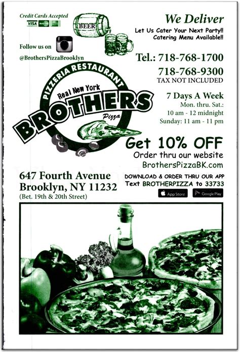 Brothers Restaurant in Brooklyn / Menus & Photos