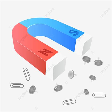 Magnet Cartoon Vector Design Images, Cartoon Magnet Design Material ...